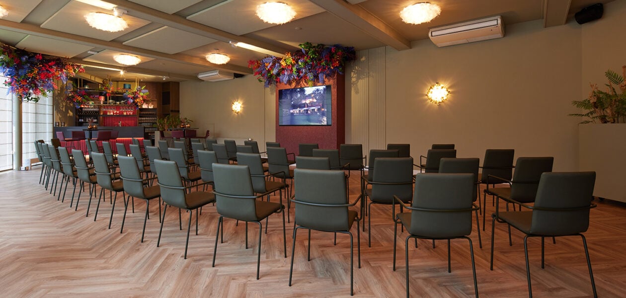 presentatie opstelling tuinkamer